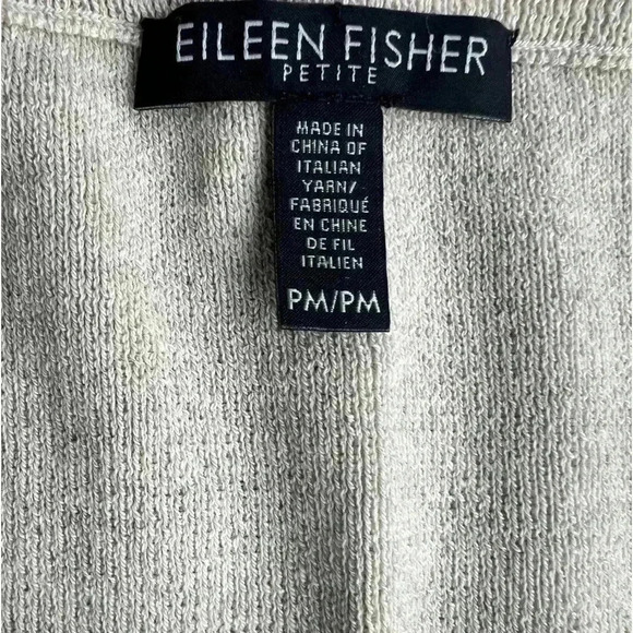 Eileen Fisher The Icons Washable Wool Crepe Pencil Skirt Sea Salt Size P Medium - Picture 5 of 7